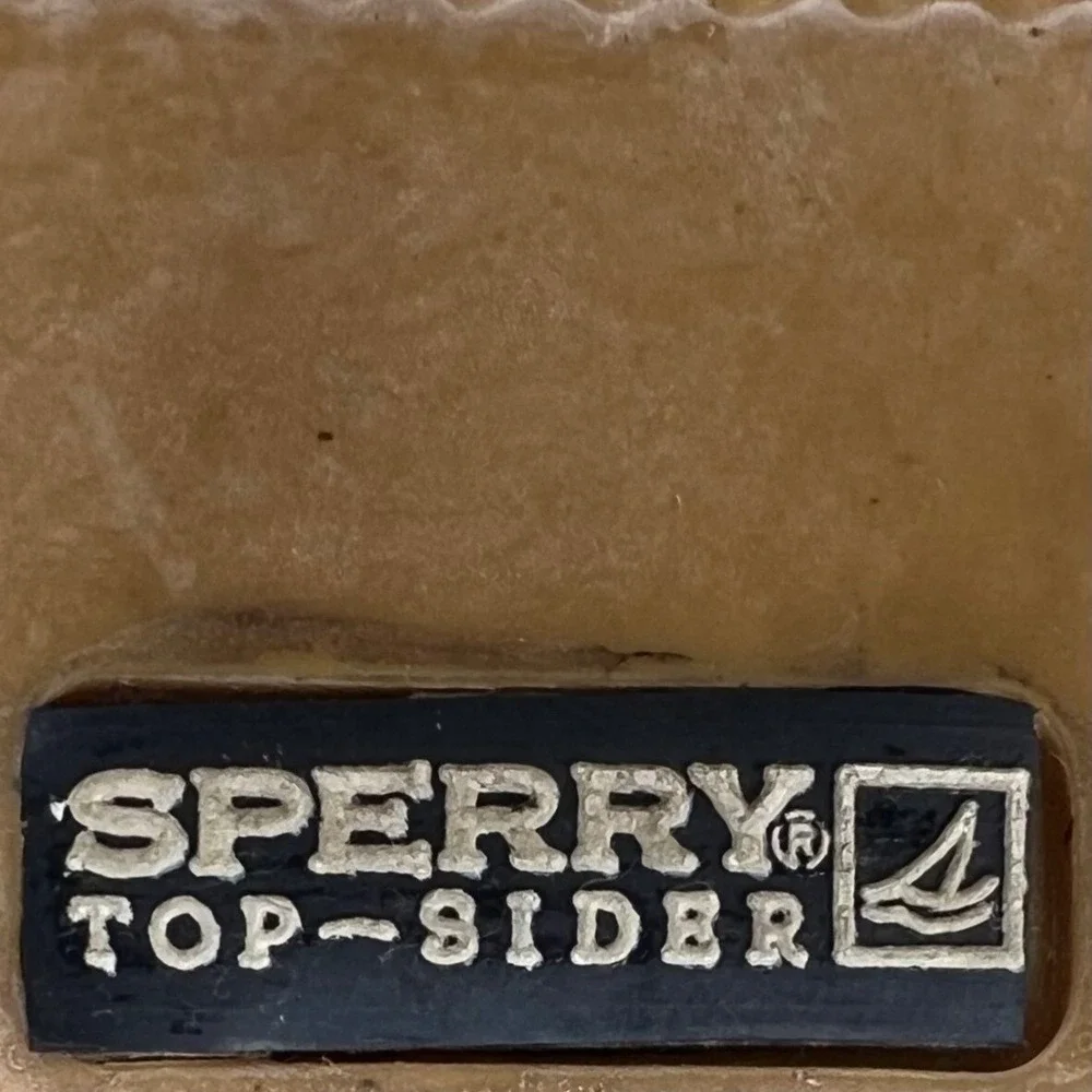 Sperry Womens Saltwater Duck Boots Waterproof Blue Brown‎ Leather STS91175 Sz12 - Picture 11 of 11